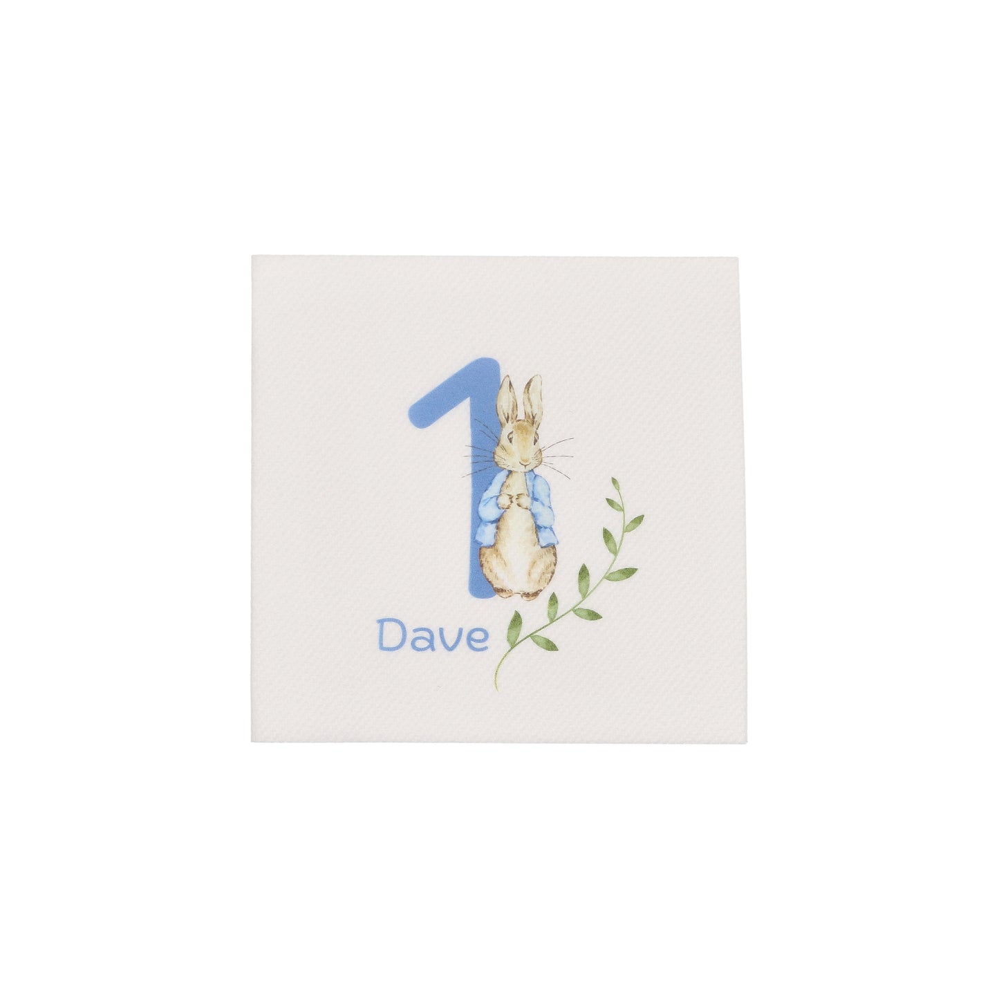 Bunny Number Cocktail Napkin