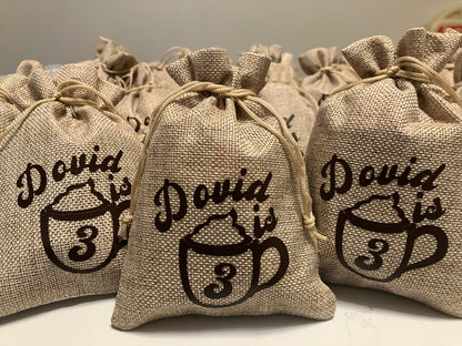 Personalized Burlap Bag