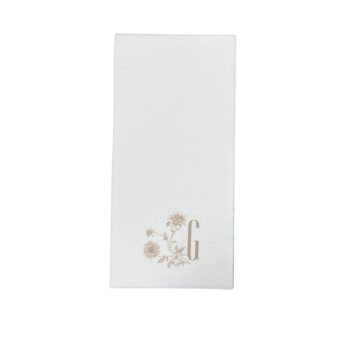Floral Letter Napkin