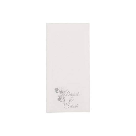 Floral Name 2 Dinner Napkin